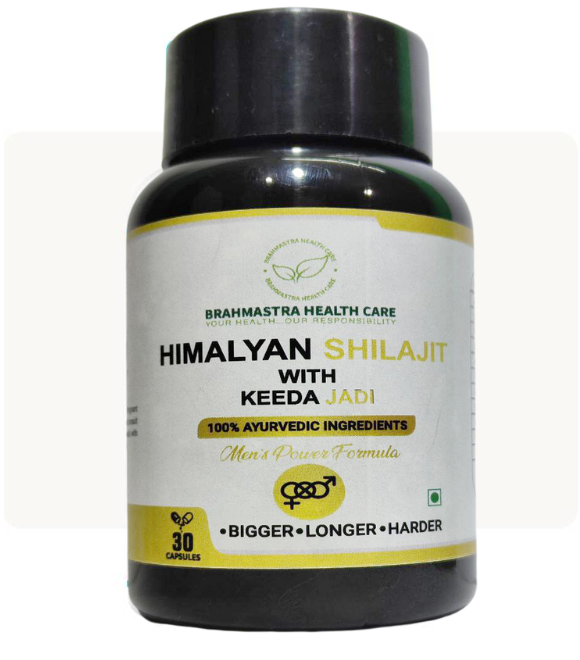 Brahmastra Health Care Ayurveda Himalayan Shilajit With Keeda Capsule for Men Power 580 × 660