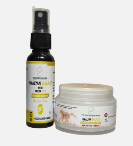 Combo package of Himalayan shilajit with Keeda Jadi enlargement oil & cream