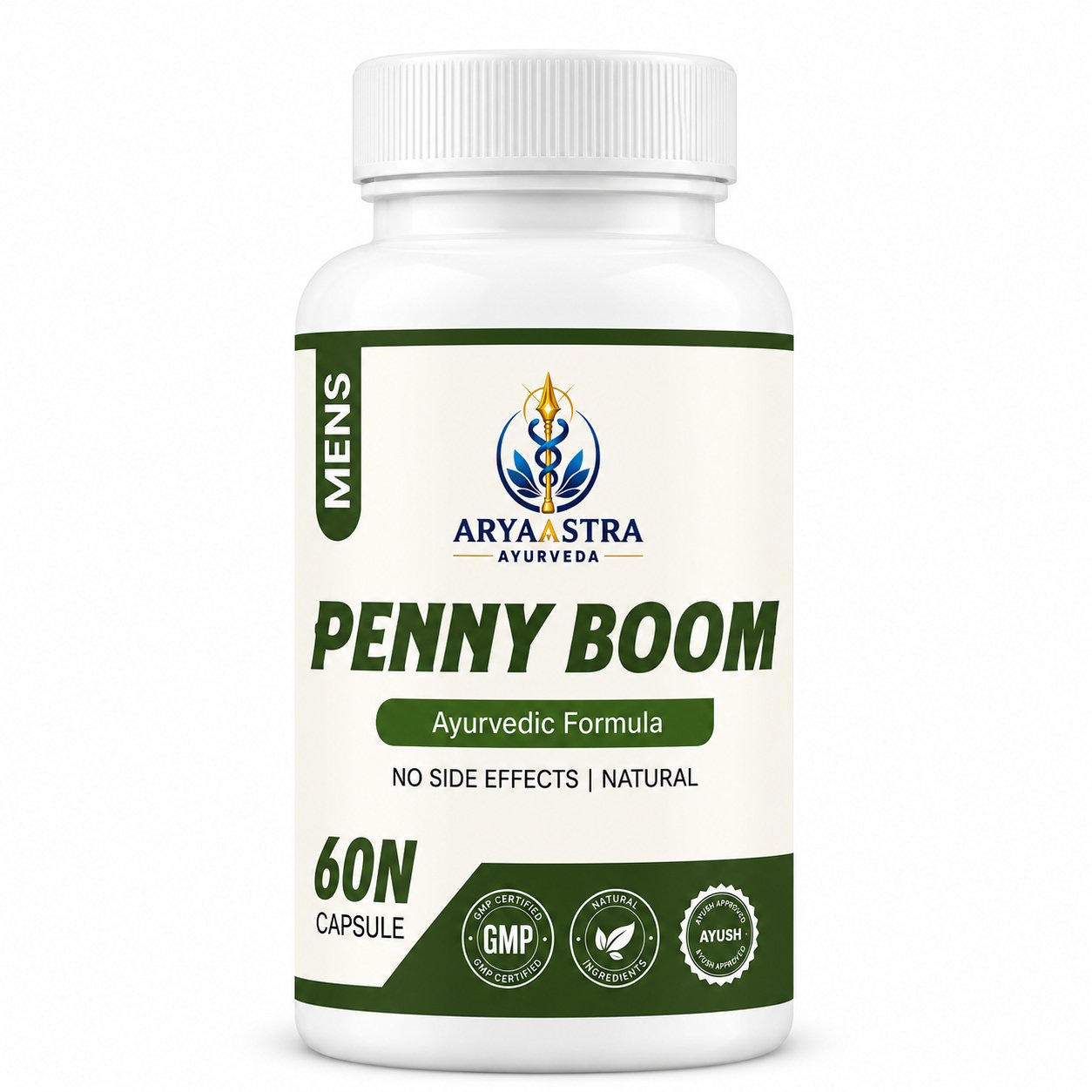 Penny Boom Ayurvedic Men's Health Supplement – Energy, Stamina & Vitality | 60 Capsules 1 Penny Boom Ayurvedic Men's Health Supplement – Energy, Stamina & Vitality | 60 Capsules