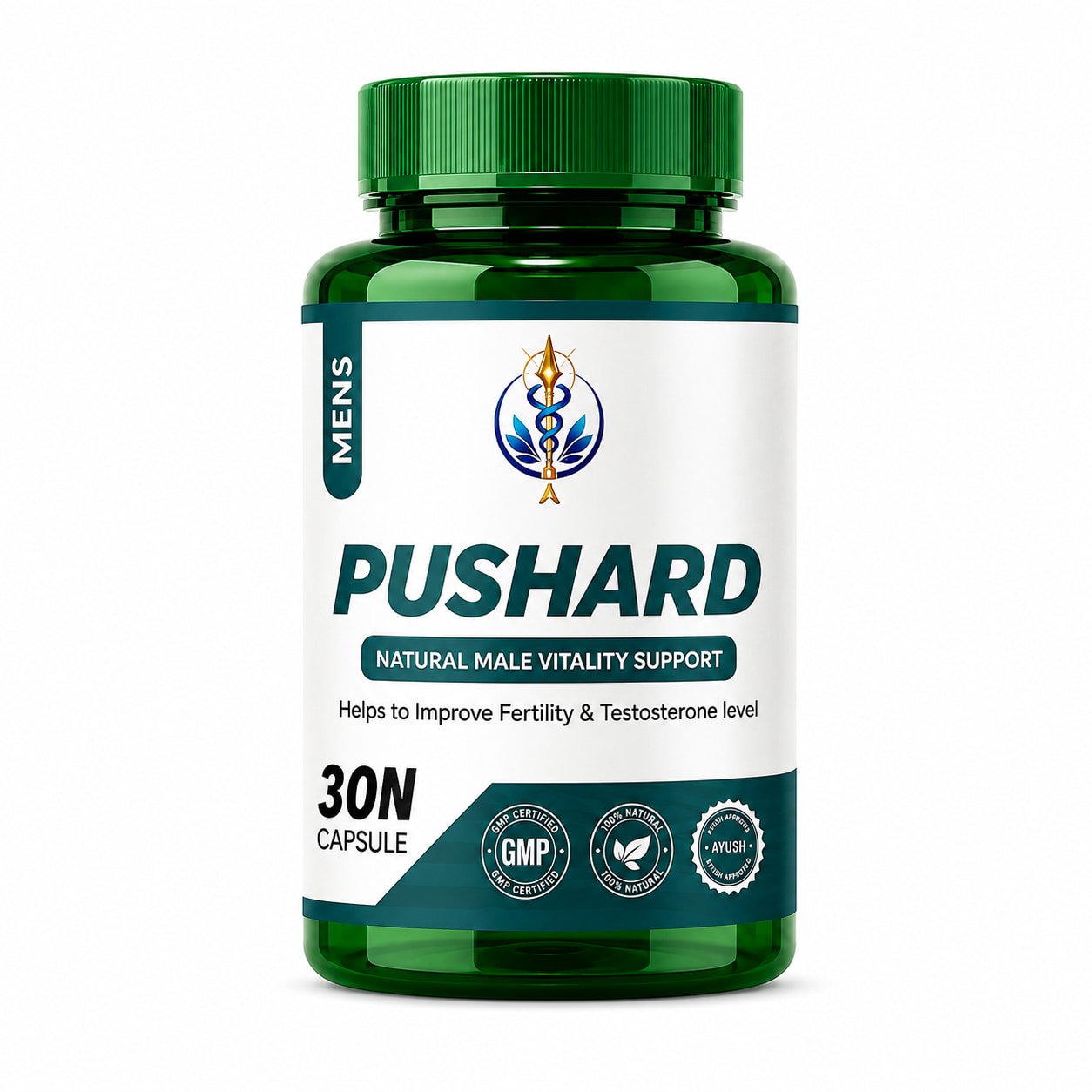 Pushard Ayurvedic Supplement for Men – Natural Male Vitality, Fertility & Testosterone Support 1 Pushard Ayurvedic Supplement for Men – Natural Male Vitality, Fertility & Testosterone Support